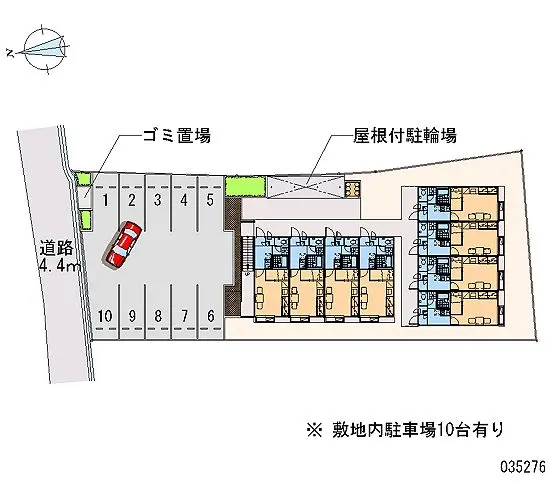 ★手数料０円★奈良市南京終町３丁目　月極駐車場（LP）
